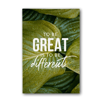 Be Great Motivational Canvas Wall Art.